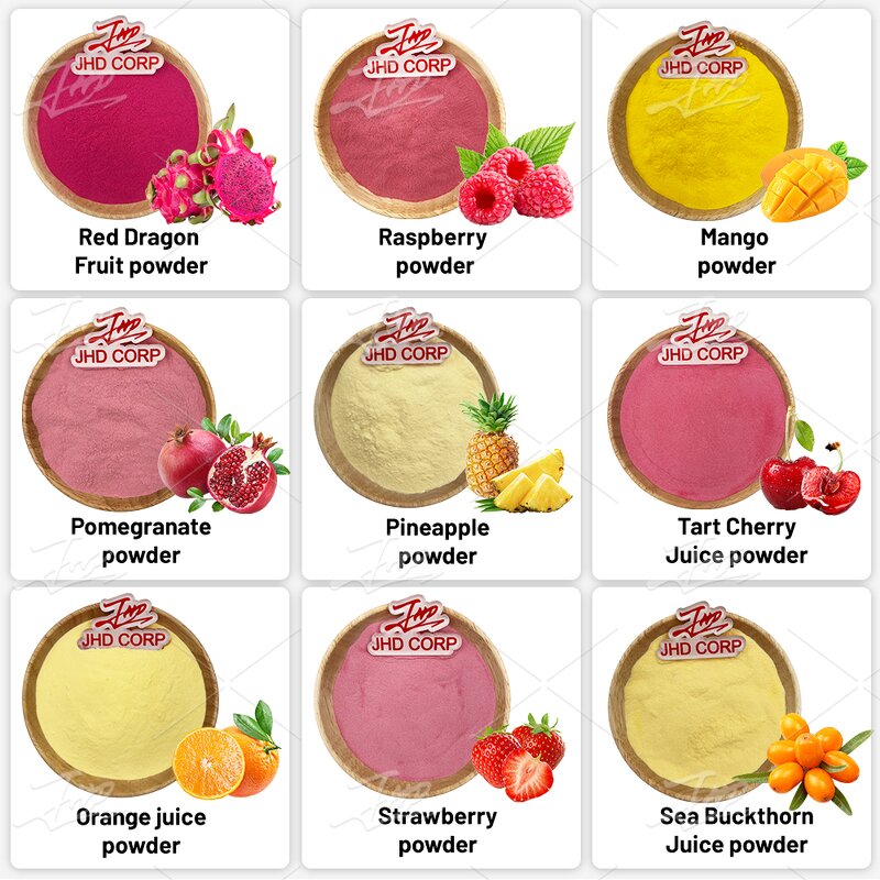 Organic Fruit Juice Powders - USA/EU Warehouse Bulk Water Soluble Wholesale Manufacture