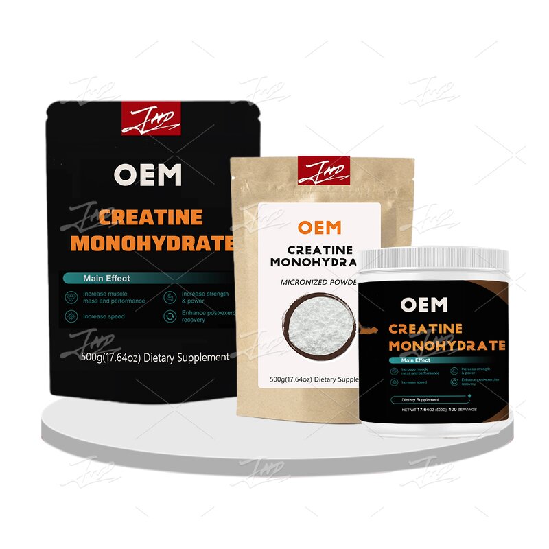 Creatine Monohydrate Powder - OEM Private Label Pre Workout 200Mesh Gym Raw Material