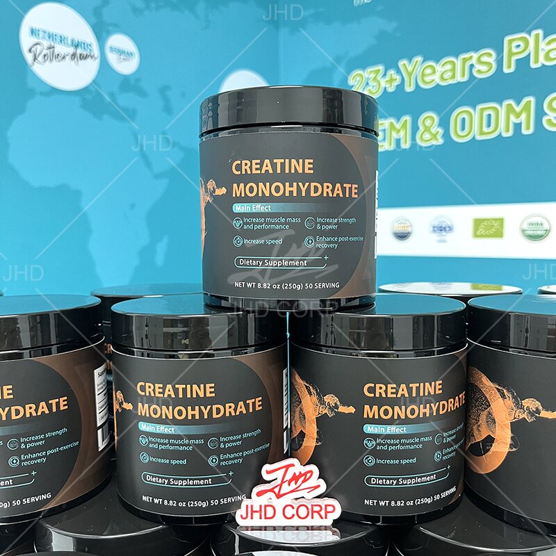 Creatine Monohydrate Powder - OEM Private Label Pre Workout 200Mesh Gym Raw Material