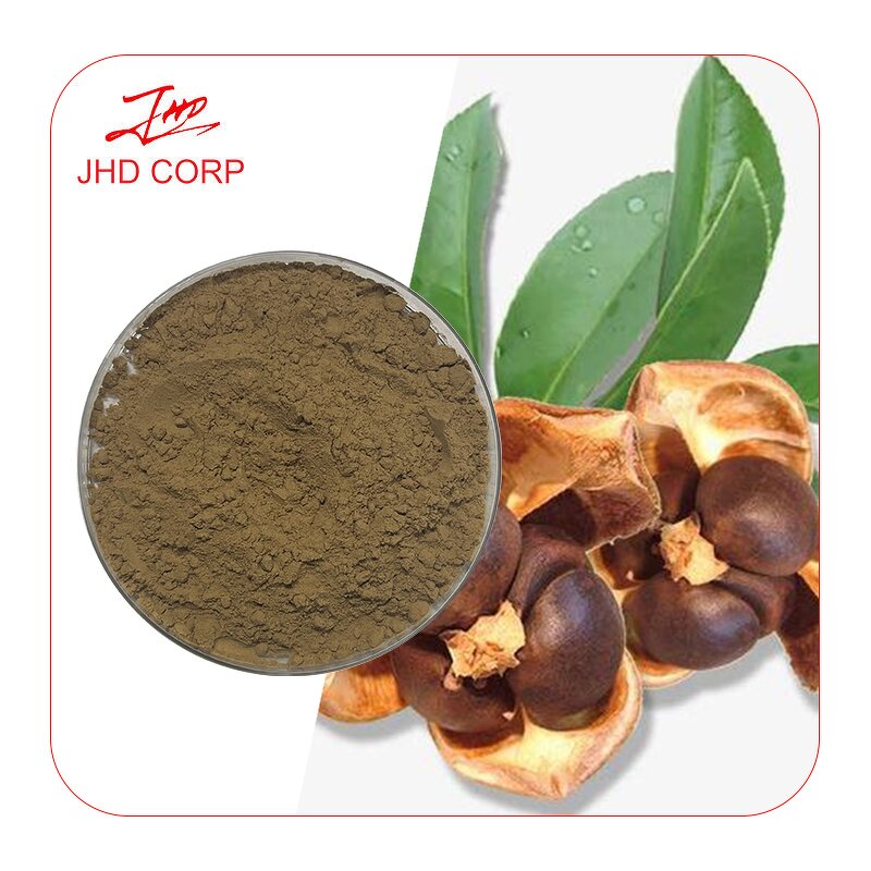 Tea Seed Extract Powder - JHD ISO CGMP HPLC 100% Natural Saponin Drum Pack