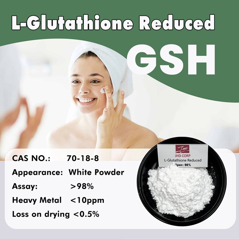 L-Glutathione Powder - Factory Food Grade Pure Reduced Eclaircissant Supplement