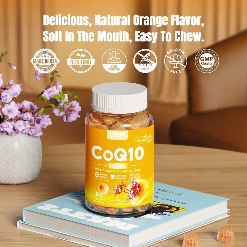 Coenzyme Q10 Gummies Manufacturer - Halal 250mg High Quality & OEM