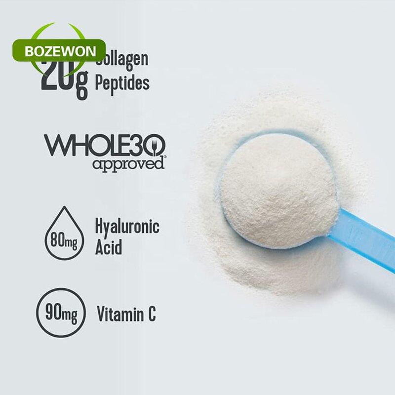 Bovine Collagen Peptides Powder Manufacturer - 90% Protein Halal ISO & OEM Private Label