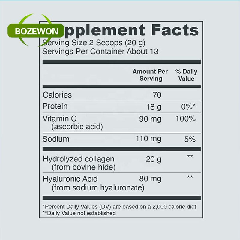 Bovine Collagen Peptides Powder Manufacturer - 90% Protein Halal ISO & OEM Private Label