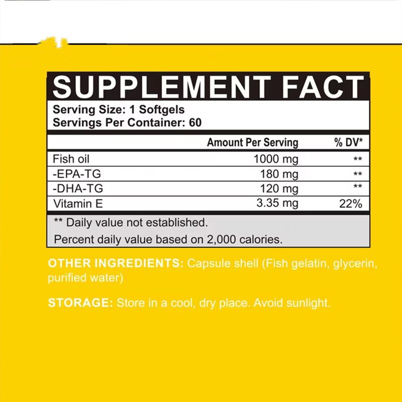 Omega 3 Fish Oil Softgels Manufacturer - 1000mg EPA DHA Halal & OEM Private Label