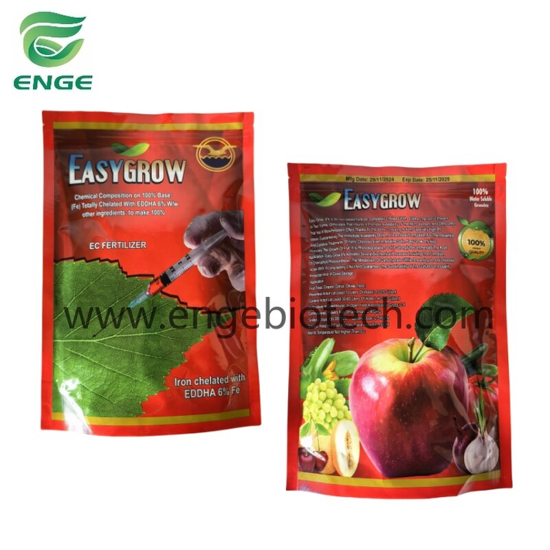 EDDHA Fe Fertilizer - 6% Ortho-Ortho 2.5-5.4 Granular Powder