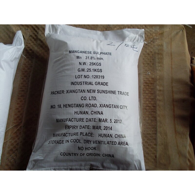 Manganese Sulphate Manufacturer - Monohydrate Agriculture Grade Feed Additives