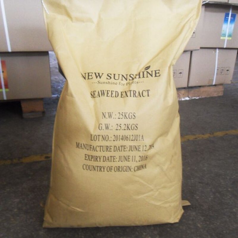 Seaweed Extract Manufacturer - Water Soluble Organic Fertilizer Powder Flake