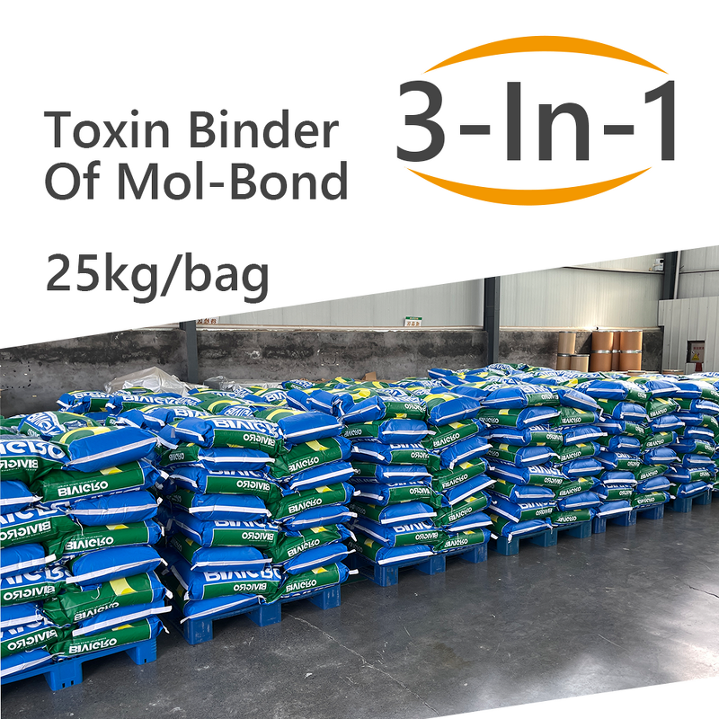 MolBond Toxin Binder - Bentonite Yeast MOS Glucose Oxidase Aflatoxin Biodegrade