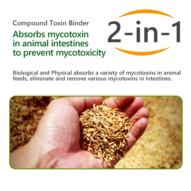 Mycotoxin Remover Powder - Bentonite Yeast Animal Feed Additive Mold Inhibitor