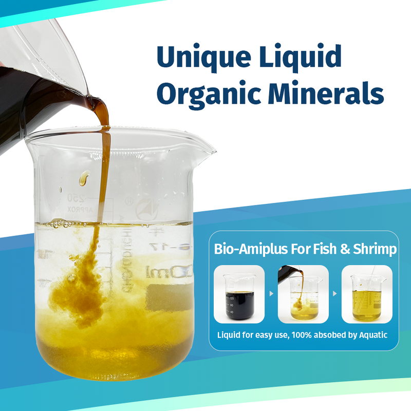 Amino Acid Chelated Minerals - Liquid Shrimp Organic Nutrition Growth Promotion