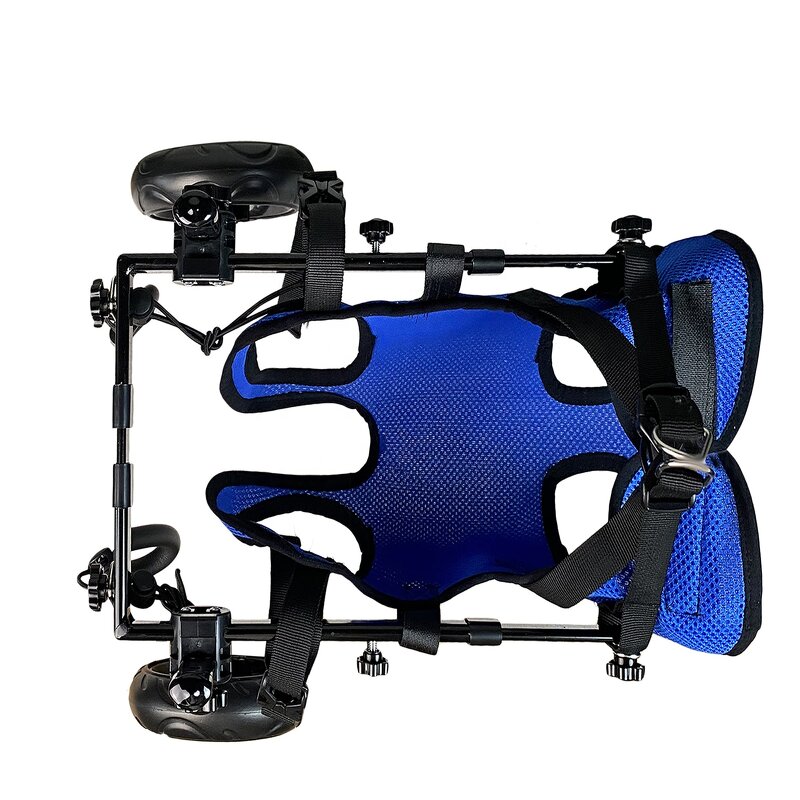 Dog Cart Wheelchair - Adjustable Stainless Steel 2-Wheel Handicapped Support