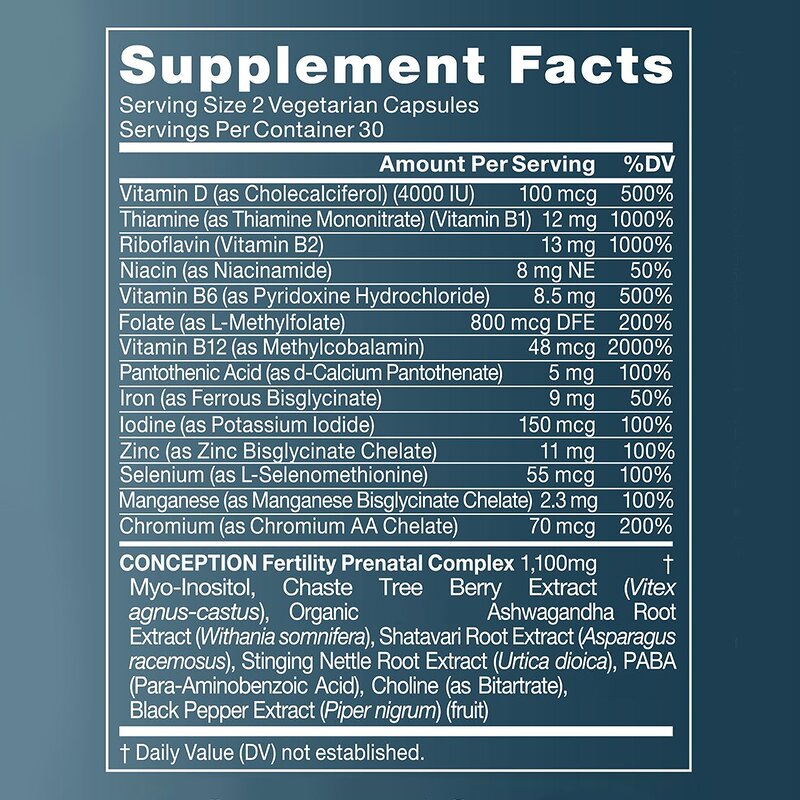 Fertility Capsules - OEM ODM Private Label Conception Balance for Her