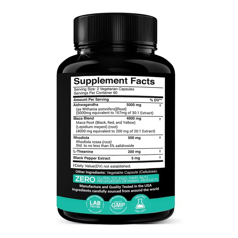 Male Energy Capsules - Custom Wholesale Boost Strength Adult Supplement