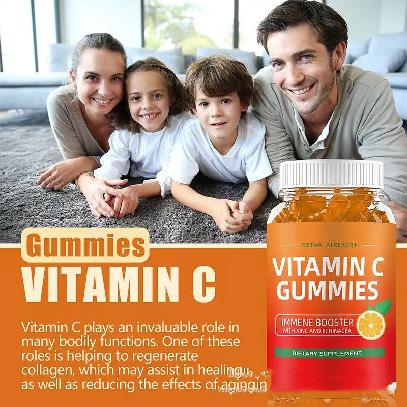 Vitamin C Gummies - Factory OEM/ODM 1000mg Dietary Supplement Vitamine C