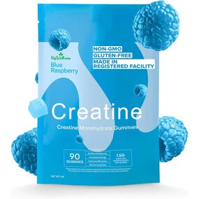 Blueberry Creatine Gummies - OEM 90 Count Pre Workout Energy Management Supplement