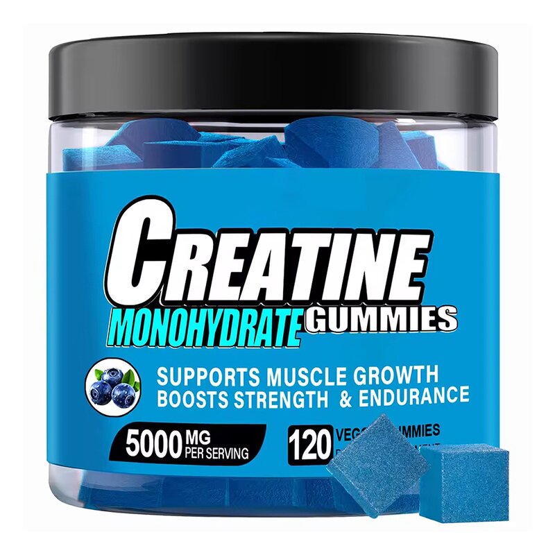 Creatine Monohydrate Gummies - Wholesale Custom 120 Count Pre Workout Not for Pregnant