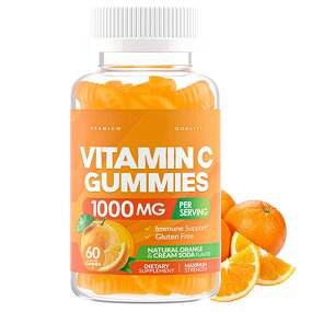 Vitamin C Gummies - OEM Private Label Vegan Vc Pectin Multivitamin Dietary Supplement