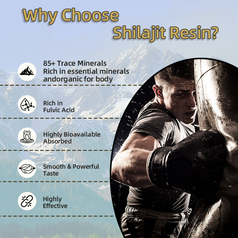 Himalayan Shilajit Resin - Original 85+ Trace Minerals Pure Immune Health Supplement