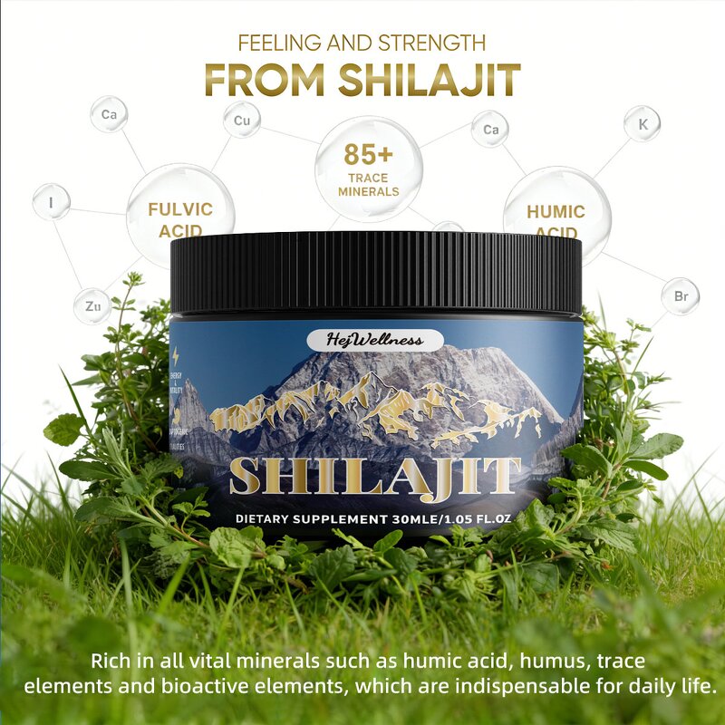 Himalayan Shilajit Resin - Pure 85+ Trace Minerals Essential Organic Immune Support