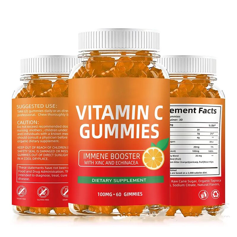 Vitamin C Gummies - Factory OEM/ODM 1000mg Dietary Supplement Vitamine C
