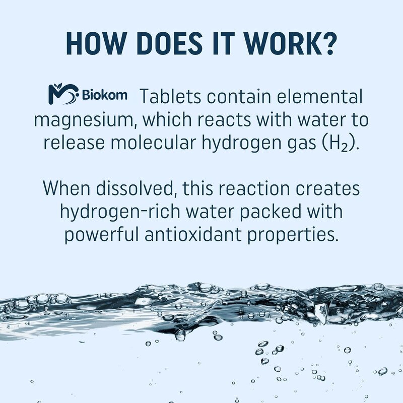 H2 Effervescent Tablets - OEM Raspberry Flavored Energy Booster Drinking Water