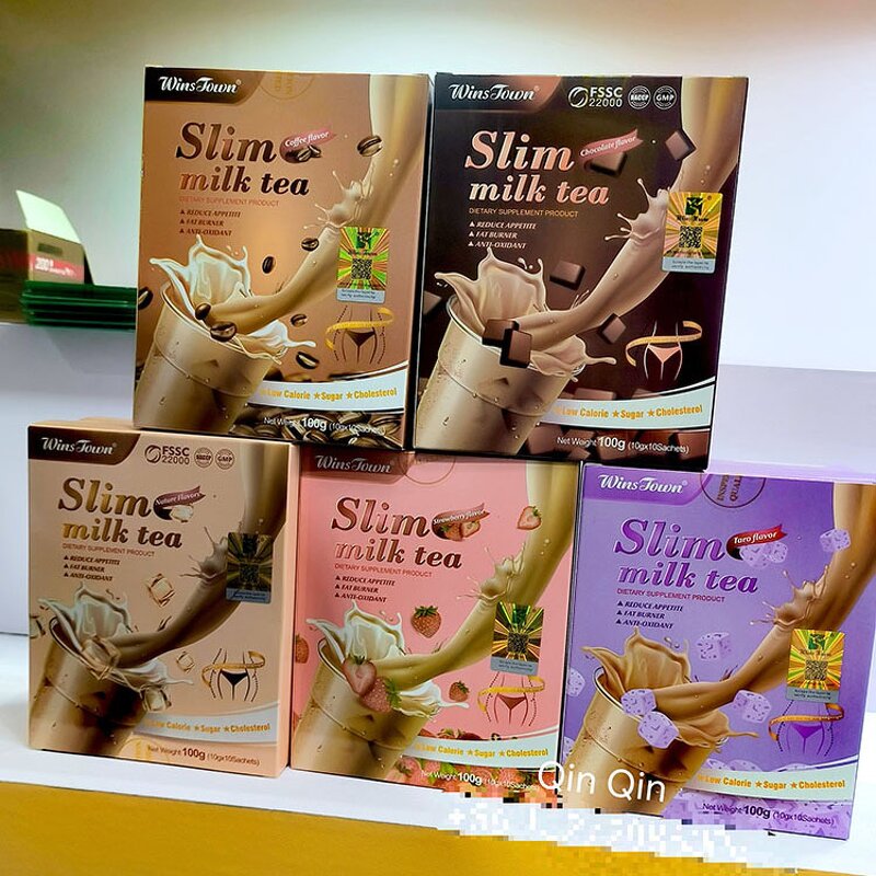 Slimming Milk Tea - Natural Flavor Coffee Taro Chocolate Weight Loss Drink
