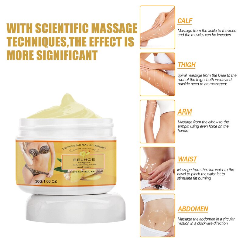 Herbal Belly Slim Cream - Private Label Fat Burning Waist Cellulite Weight Loss