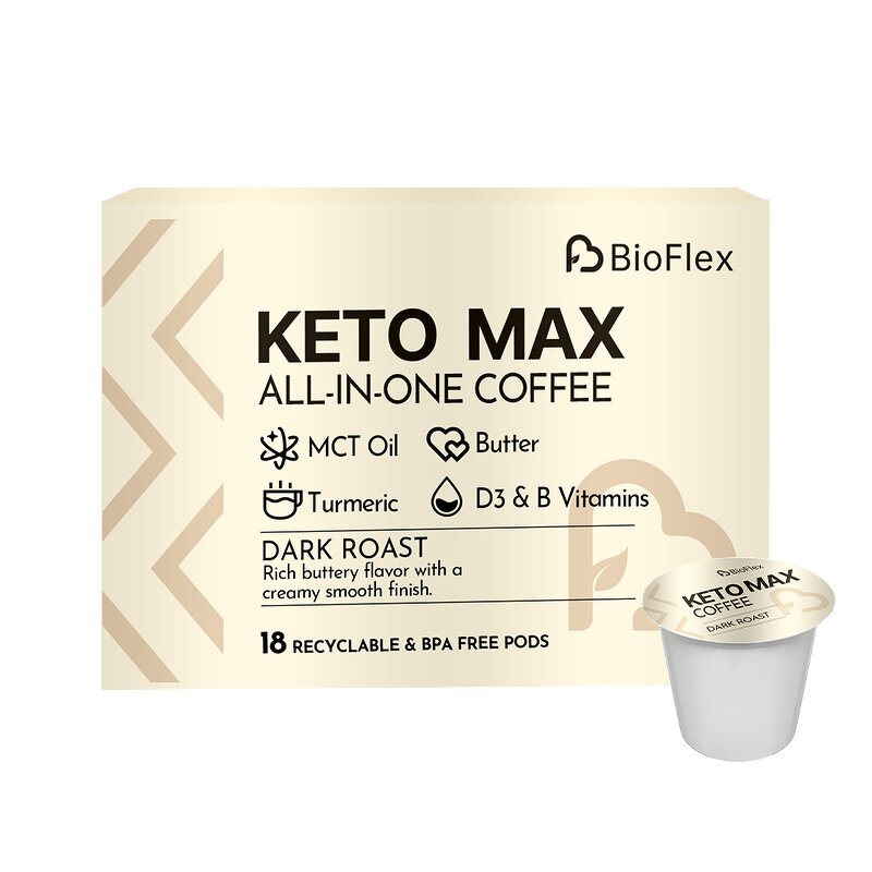 Keto Slim Coffee Pods - Custom All in One Sugar Free Turmeric B D3 Immune