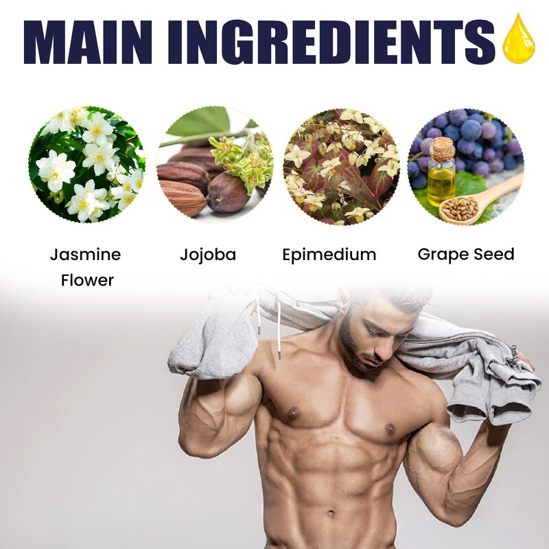 Men's Intensive Care Oil - North Moon Topical Endurance Intimate Massage Oil