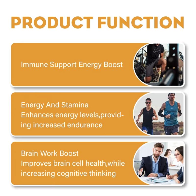 Red Ginseng Liquid - China Factory OEM 60ml Energy Drink Supplement for Men