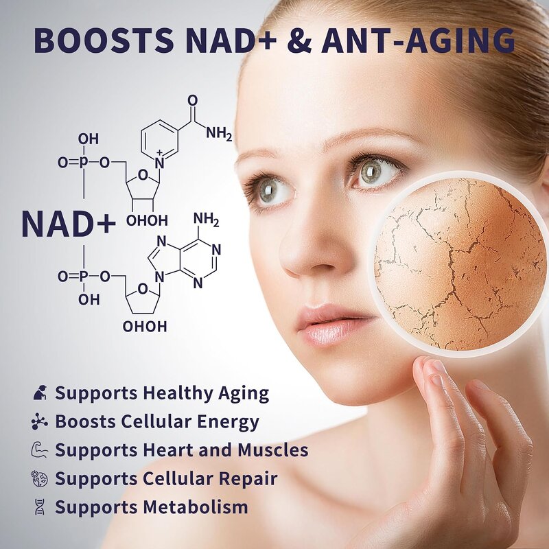 NAD Booster Drops - OEM Private Label Liposomal Anti-Aging 60ml Liquid