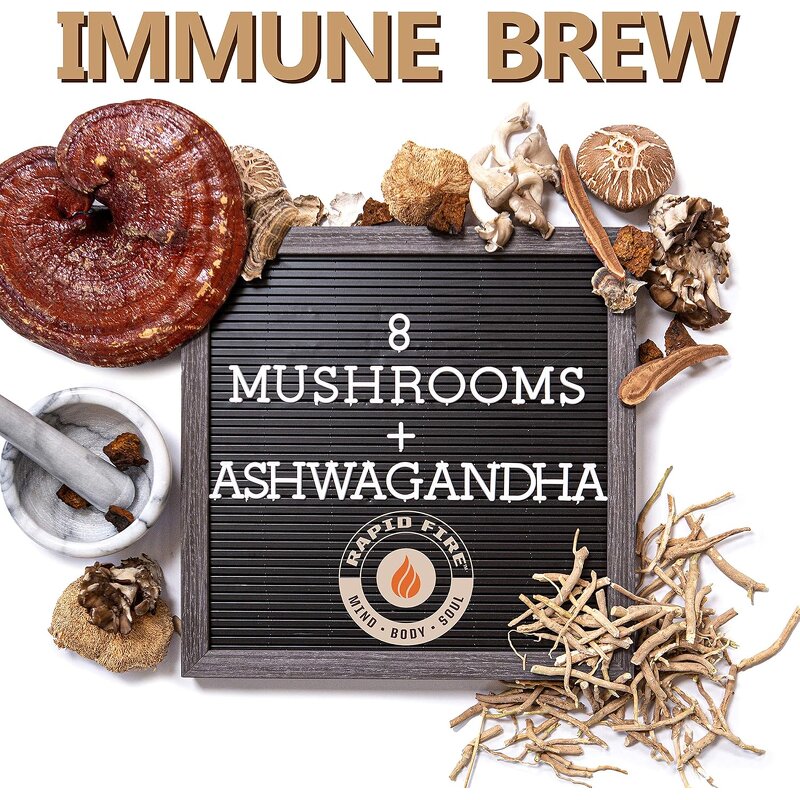 Mushroom Arabica Coffee - OEM Private Label 8 in 1 Reishi Ashwagandha Immune