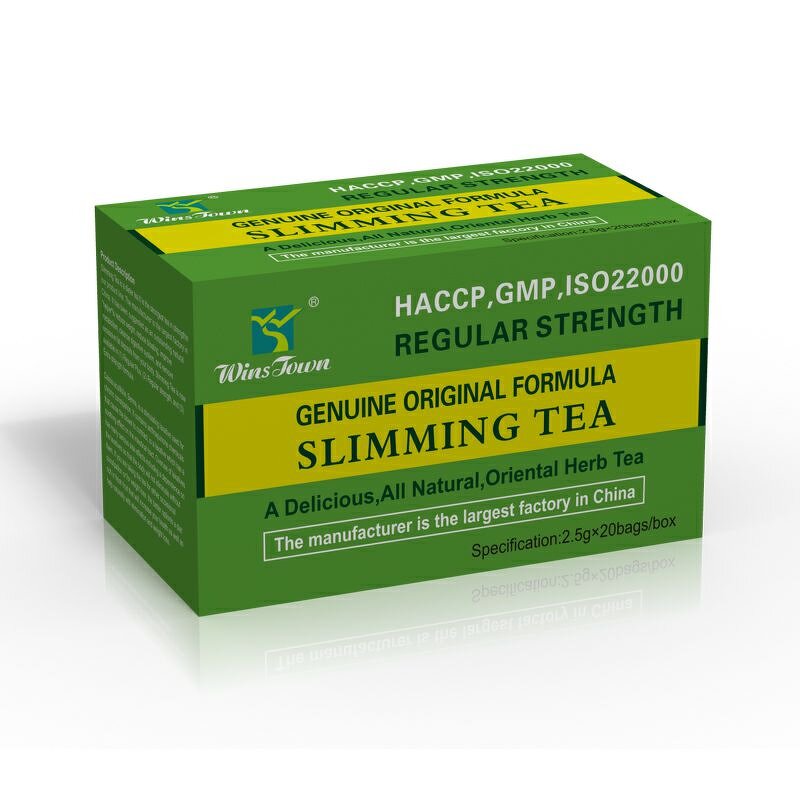 Slim Tea - Vanwin GMP Factory Oriental Herb Tea Original Formula Box Packaging