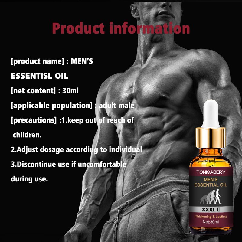 XXL Penis Enlargement Oil - Thickening Massage Herbal Big Long Men Oil