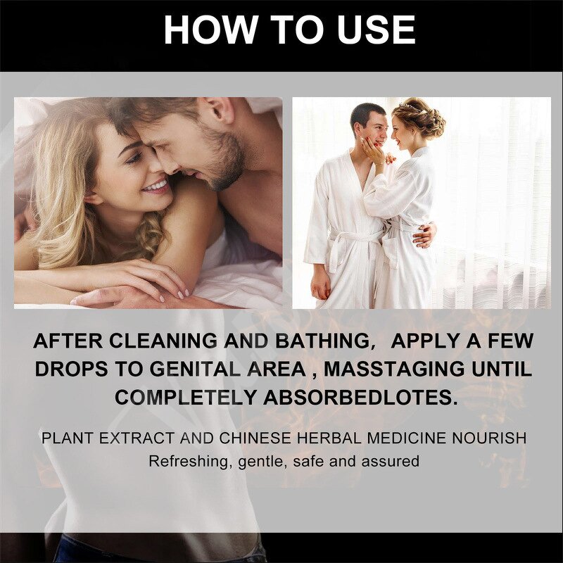 Penis Growth Oil - New Arrival Male Potency Sex Massage Herb Ingredients Big