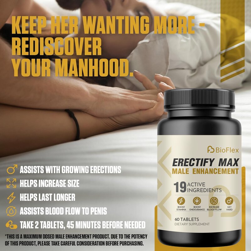 Male Enhancement Pills - Custom Label L-Arginine Maca Root Fertility Tablet