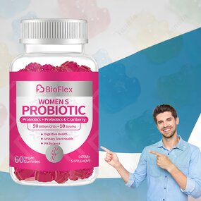 Women Probiotic Gummies - OEM Cranberry pH Balance 50 Billion Digestive Health