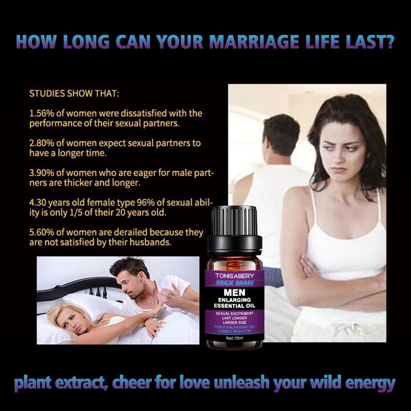 Men's Enlargement Oil - 30ML Hot Sale Mineral Thickening Nourishing Growth