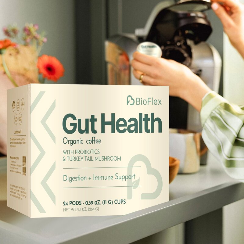 Mushroom Gut Health Coffee - Vanwin Hot Custom Arabica Digestive Immune Support