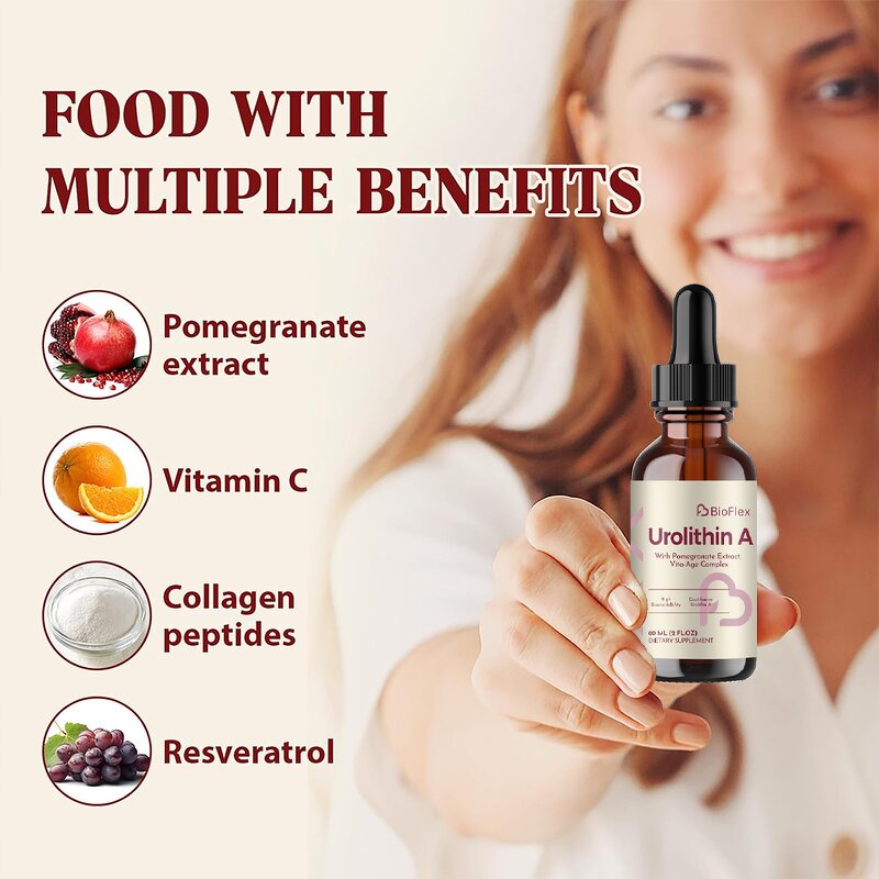 Urolithin Liquid Drops - Vanwin Custom Anti-Aging Vitamin C Collagen Antioxidant