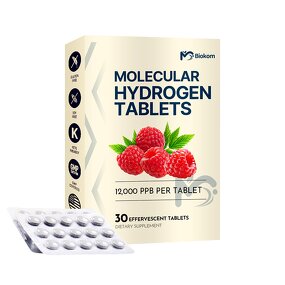 H2 Effervescent Tablets - OEM Raspberry Flavored Energy Booster Drinking Water