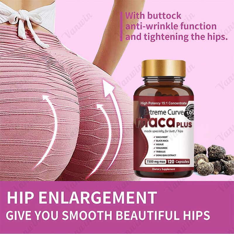 Curve Extreme Capsules - OEM Private Logo Butt Hip Enlargement Firming Maca
