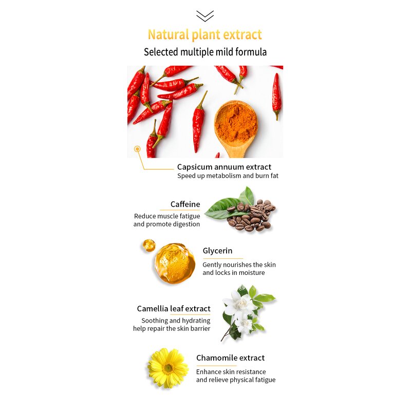 Vegan Hot Slimming Cream - Wholesale OEM Private Label Tummy Fat Burning Sweat