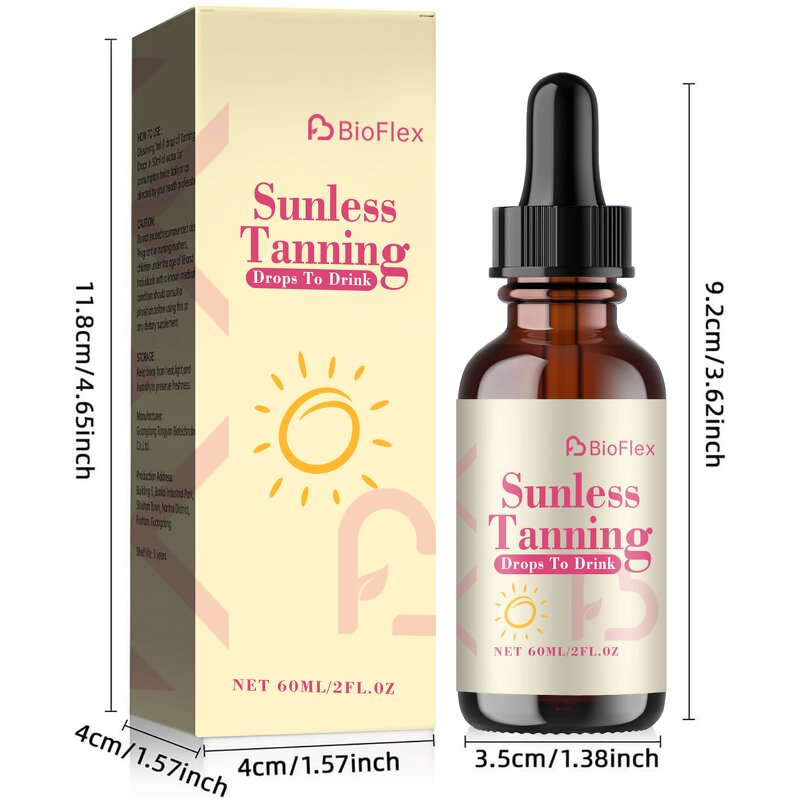 Sunless Tanning Drops - Wholesale Beta-carotene Zeaxanthin Lutein Oral Supplement