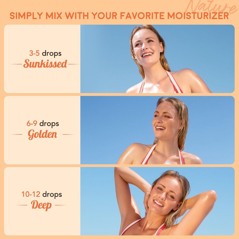 Self Tanning Drops - Wholesale Watermelon Flavor Sunless Face Body Oral Drink