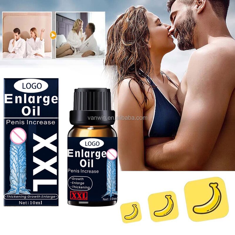 Men's Massage Oil - Natural Private Enlargement Strong Long Lasting Performance