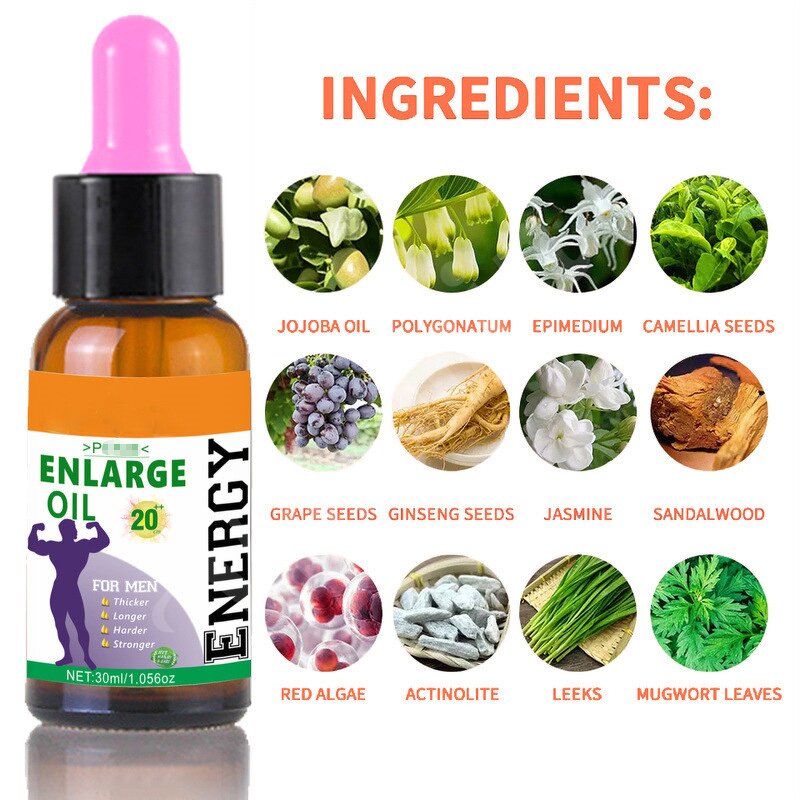 Men's Massage Oil - Factory Wholesale Personal Care Growth Energy Delay Boost