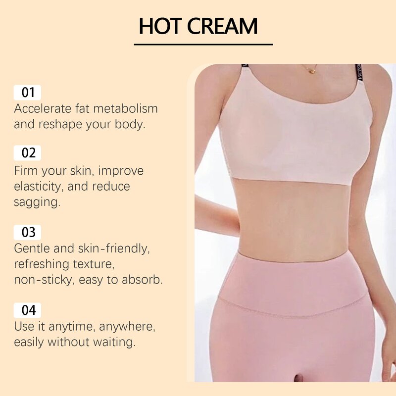 Herbal Slimming Cream - Private Label Custom Logo Belly Fat Burning Sweat Shaping