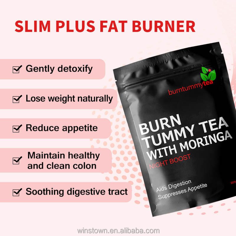 Moringa Slimming Tea - Vanwin ISO Certified Herbal Adult Tummy Fat Burn